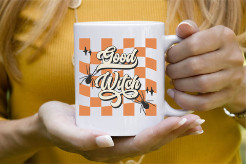 Good Witch SVG Retro Halloween Shirt Design Witch Party SVG SVG OrangeBrushStudio 