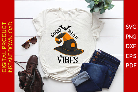 Good Witch Vibes Halloween SVG PNG PDF Cut File SVG Creativedesigntee 