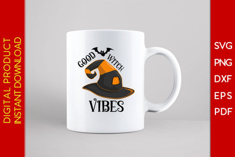 Good Witch Vibes Halloween SVG PNG PDF Cut File SVG Creativedesigntee 