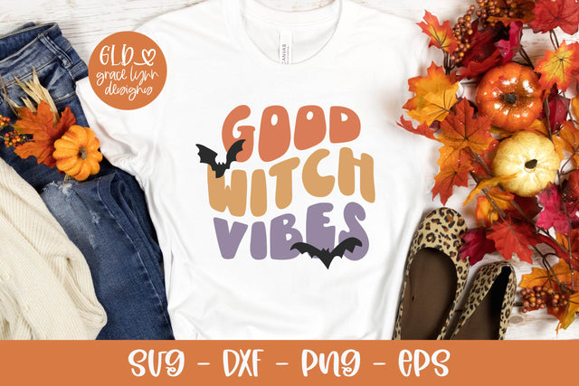 Good Witch Vibes - Retro Halloween SVG SVG Grace Lynn Designs 