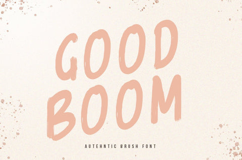 Goodboom - Brush Font Font Vultype Co 