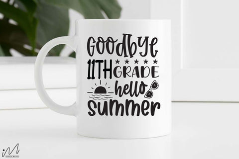 Goodbye 11th grade hello summer svg, 11th grade svg, Hello summer svg, Summer t shirt, Teacher vacation svg, Teacher t shirt,cut files SVG Isabella Machell 