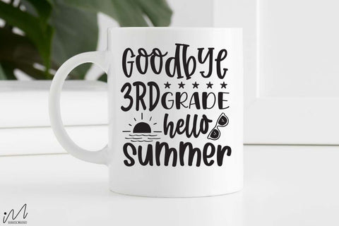 Goodbye 3rd grade hello summer svg, 5th grade shirt, Hello summer svg, Summer t shirt, Teacher vacation svg, Teacher t shirt,cut files SVG Isabella Machell 
