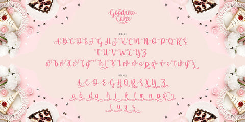Goodness Cakes Font Allouse.Studio 