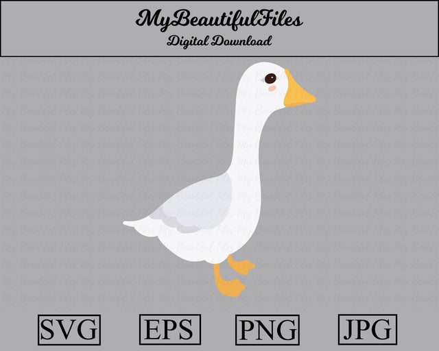 Goose - Animal SVG MyBeautifulFiles 