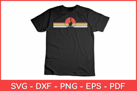 Goose Sunset Vintage Retro Svg Design SVG artprintfile 