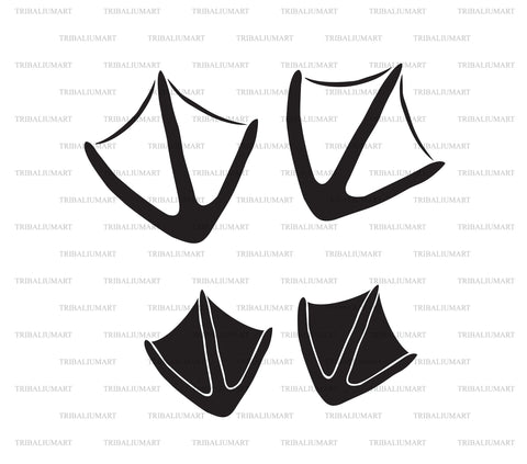 Goose Track Footprint SVG TribaliumArtSF 