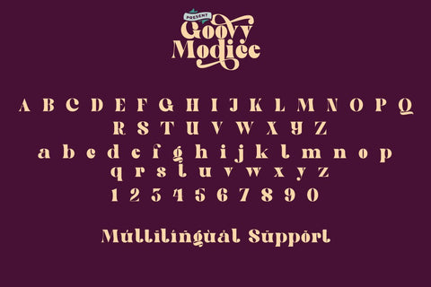 Goovy Modice Font Fallen Graphic Studio 