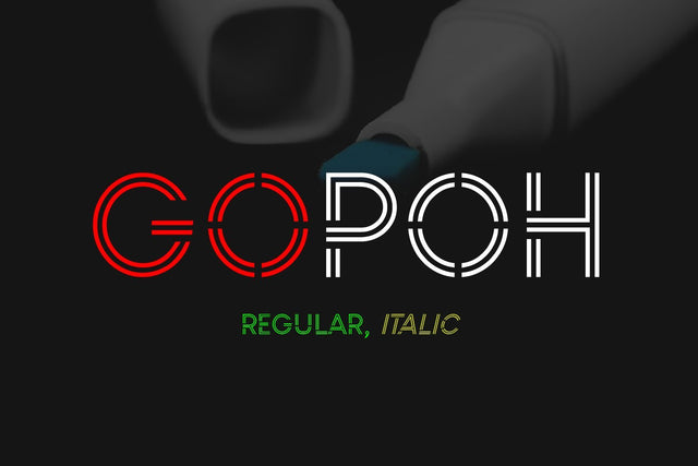 GOPOH Font zafrans studio 