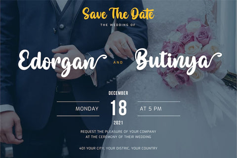 Gorgeous Font twinletter 