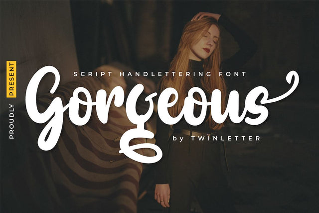 Gorgeous Font twinletter 