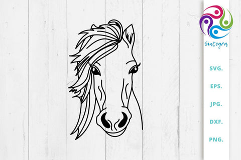 Gorgeous Horse Svg Cut File SVG Sintegra 
