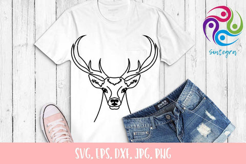 Gorgeous Reindeer SVG File SVG Sintegra 