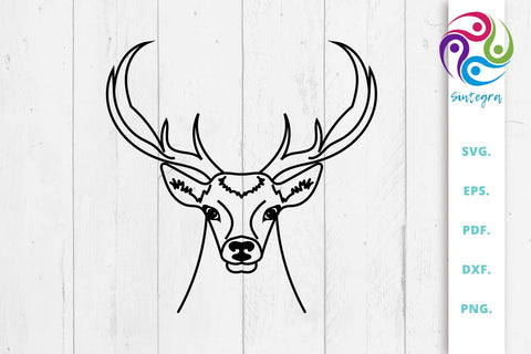 Gorgeous Reindeer SVG File SVG Sintegra 