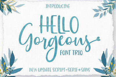 Gorgeous Script Font Trio Font Zane Studio55 