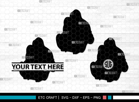 Gorillas Monogram, Gorilla Silhouette, Gorilla SVG, King Kong Gorilla Svg, Fierce Gorilla Svg, Ape Svg, SB00273 SVG ETC Craft 