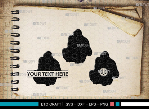 Gorillas Monogram, Gorilla Silhouette, Gorilla SVG, King Kong Gorilla Svg, Fierce Gorilla Svg, Ape Svg, SB00273 SVG ETC Craft 