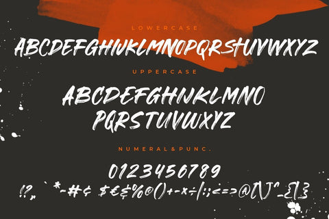Gorock Brush Typeface Font Creatype Studio 