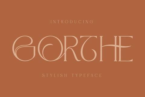 GORTHE Typeface Font Storytype Studio 