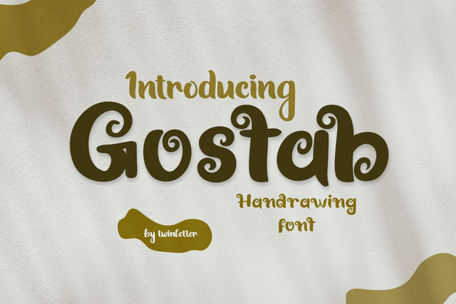 Gostab Font twinletter 
