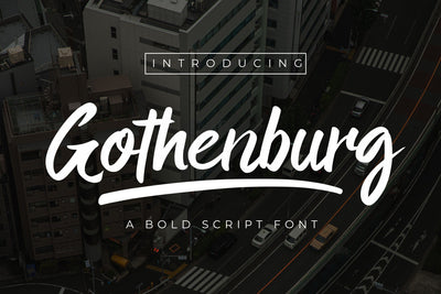 Gothenburg Font LetterdayStudio 