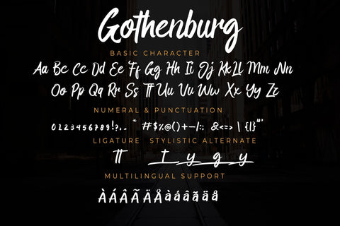 Gothenburg Font LetterdayStudio 