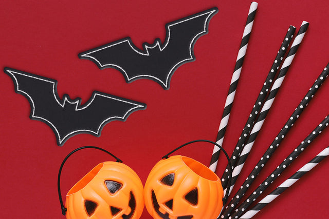 Gothic Bat ITH Feltie Embroidery Embroidery/Applique DESIGNS Risa Rocks It 