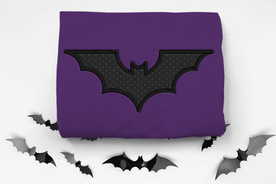 Gothic Bat Silhouette Applique Embroidery Embroidery/Applique DESIGNS Risa Rocks It 