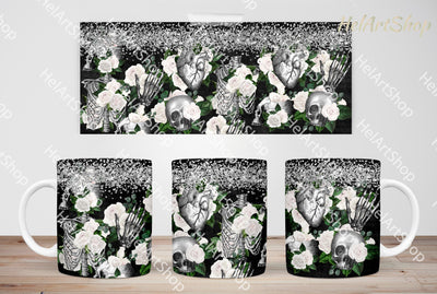 Gothic Mug PNG, 11Oz Mug Png Sublimation _HelArtShop_ 
