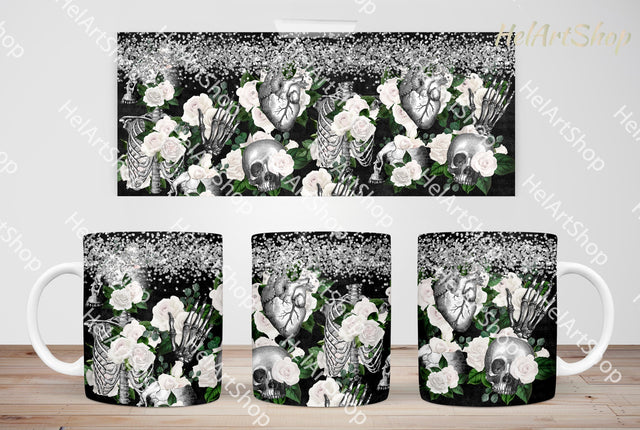 Gothic Mug PNG, 11Oz Mug Png Sublimation _HelArtShop_ 