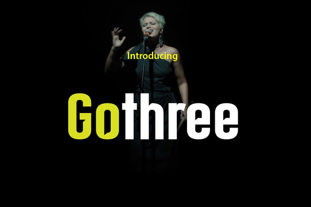 Gothree Font zafrans studio 