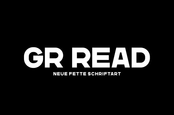 GR Read Font Garisman Studio 