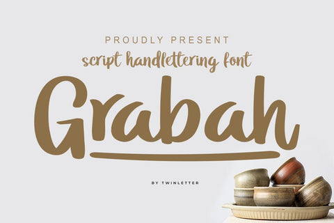 Grabah Font twinletter 