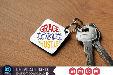 Grace and hustle SVG SVG DESIGNISTIC 