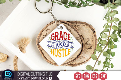 Grace and hustle SVG SVG DESIGNISTIC 