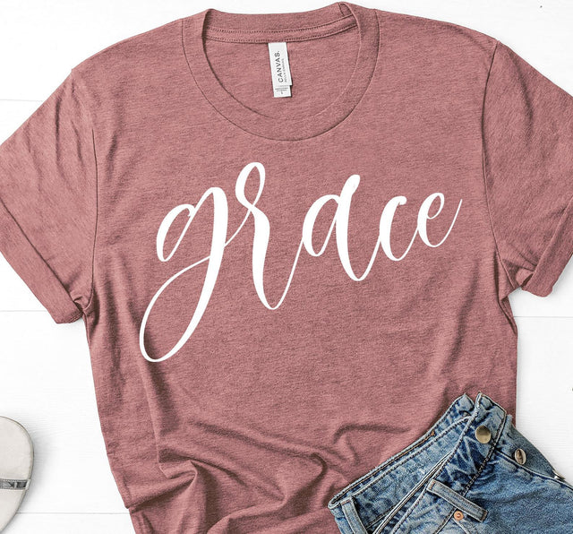 grace svg files, grace svg, thanksgiving svg, grace Christian svg files, through grace svg, blessed christianity svg, faith svg SVG WildOakSVG 