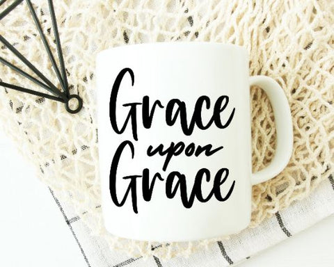 Grace Upon Grace - Bible Verse SVG She Shed Craft Store 
