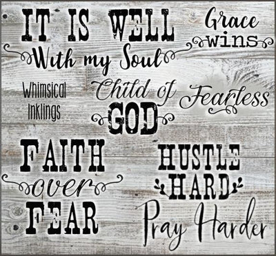 Grace Wins SVG Files SVG Whimsical Inklings 