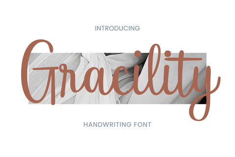 Gracility - a Handwriting Font Font nhfonts 