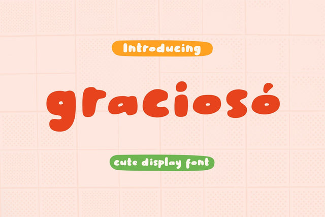 Gracioso Cute | INTRO SALE 50% OFF Font Fadeline Std. 