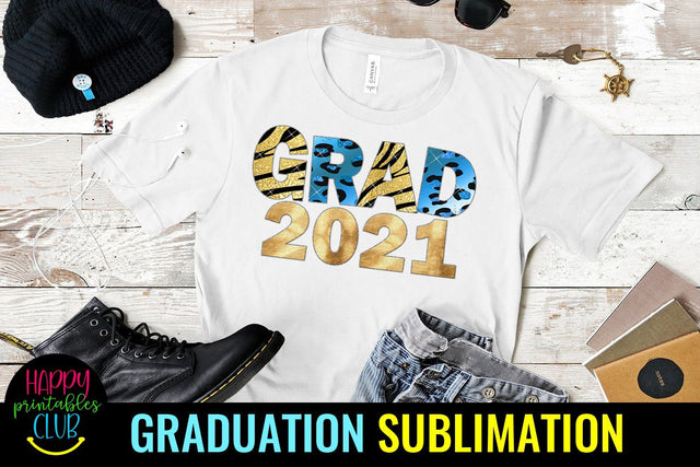 Grad 2021 Sublimation- Graduation Sublimation PNG -Graduatio Sublimation Happy Printables Club 