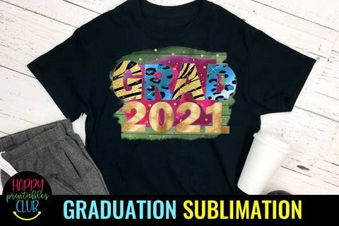 Grad 2021 Sublimation- Graduation Sublimation PNG -Graduation Sublimation Happy Printables Club 