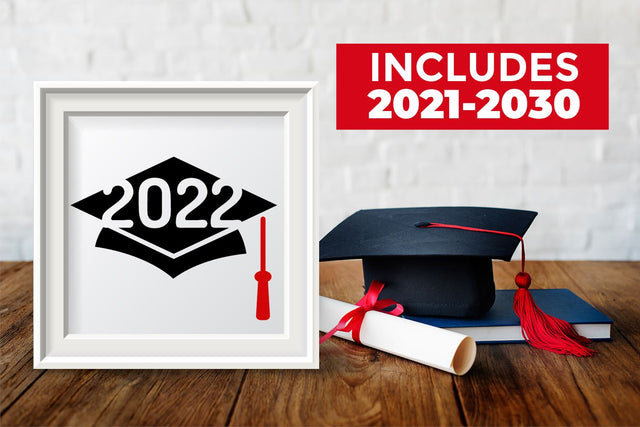 Grad Cap Years 2021-2030 SVG SVG Risa Rocks It 