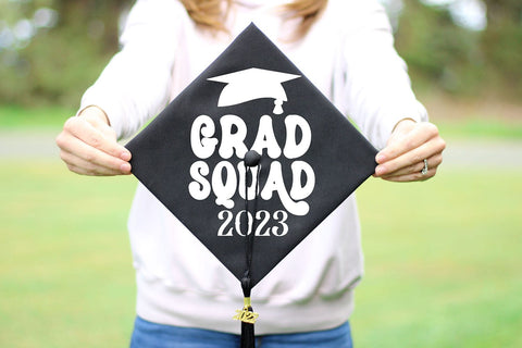 Grad Squad 2023 SVG I Graduation 2023 SVG PNG I Graduate SVG SVG Happy Printables Club 