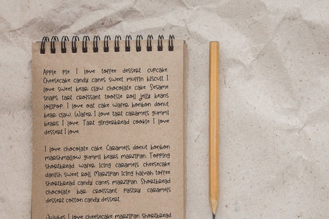 Gräddtårta Font Cotton White Studio 