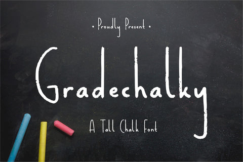Gradechalky Font Allouse.Studio 