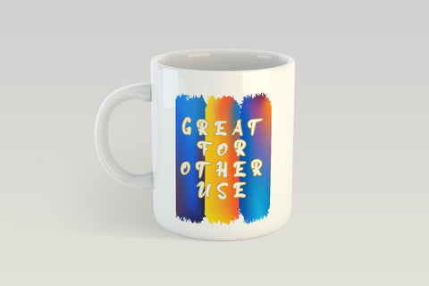 Gradient color Brush Strokes, PNG Sublimation Design Sublimation artnoy 