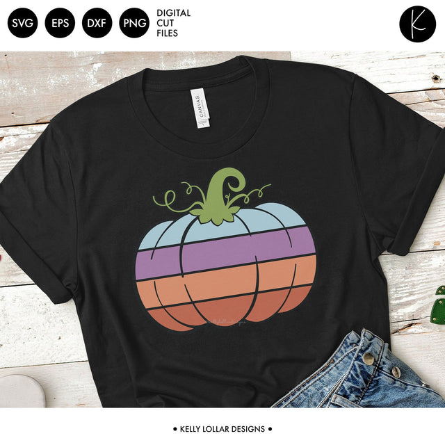Gradient Pumpkin SVG Kelly Lollar Designs 