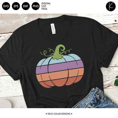 Gradient Pumpkin SVG Kelly Lollar Designs 