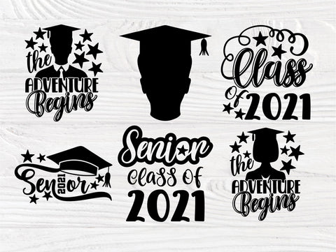 Graduate SVG Bundle, Class of 2021 Svg, Senior Svg SVG TonisArtStudio 